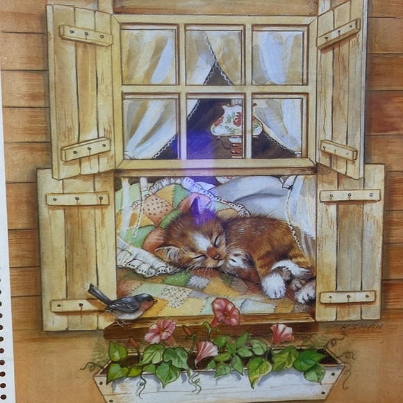 Vintage Cat prints 9x11 set of 2 - Picture 5 of 6